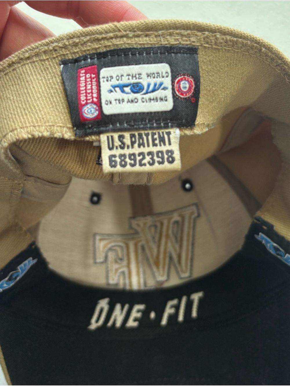 🎒BTS SALE📚 Wake Forest Demon Deacons WF Stretch Fit Hat Top Of The World One F - Picture 8 of 11